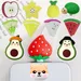 Fruit Cartoon Cable Protector Cute Charger Protector Cable Winder Organizer Cable Bite Data Line Protective Cover For iPhone