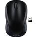 Logitech M317 Wireless Mouse 2.4 GHz 1000DPI Optical Tracking USB Receiver Black - Preowned