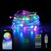 Outoloxit 30pcs LED Rainproof USB Powered Colorful String Lights APP Remote Control Multiple Modes Indoor and Outdoor Christmas Tree Wedding Party Decoration