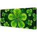 OWNTA ST Patrick s Day Pattern Rectangular Extended Desk Pad with Non-Slip Rubber Bottom Suitable for Home Office Desktop Mat Gaming Pad Gaming Mouse Pad
