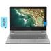 Lenovo Chromebook Flex 3 Home and Business Laptop-2-in-1 (MediaTek MT8173C 4-Core 4GB RAM 32GB eMMC PowerVR GX6250 11.6 Touch HD (1366x768) WiFi Bluetooth Webcam 1xHDMI Chrome OS) with Hub