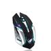 HERESOM Gaming Mouse Rechargeable T1 Wireless Silent LED Backlit USB Optical Ergonomic Gaming Mouse