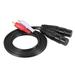 GoolRC Audio Cable Xlr Female To 5ft Stereo Audio Rca Male 1.5m/ 5ft Stereo Male Console Amplifier Stereo Audio Cable Audio Cable Dual To Dual Rca Simbae