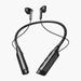 Back to School Deals 2024! CJHDYM Neck Mounted Bluetooth Headphones Wireless Fitness Running Sports Music Earbuds with Long Battery Life and intelligent Noise Reduction Supports T-Flash Playing
