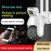 Portable 1080P Home Security Camera Outdoor Wireless WiFi Pan Tilt 360Â° View With Motion Detection And Sirens Color Night Vision