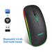 HERESOM Bluetooth Mouse 2.4G Wireless Bluetooth Mode Gaming Mouse Backlit 1600DPI for PC Laptop