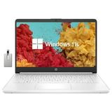 HP Stream 14 HD Laptop Intel Celeron N4020 Dual-core Processor 8GB DDR4 RAM 64GB eMMC 1 Year Office 365 Webcam HDMI Windows 10S White 32GB Hotface USB Card