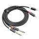 Arealer Audio Cable Male To Adapter Wire Plated Dual Rca Audio Alloy Shell 5ft Rca Male Adapter Audio Cable 2Ã—6.35mm Rca Audio Cable Plated Alloy Shell To Dual Rca To Rca 1/4 To Dual Rca Cable Male