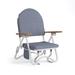Arlmont & Co. Reclining Beach Chair w/ Cushion in Blue | 35 H x 26 W x 16 D in | Wayfair 2434D4D4F4B645C3B38C2B9F36A0B6B7