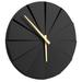 Mercer41 Asley Wall Clock Plastic in Black | 11.2 H x 11.2 W x 1.5 D in | Wayfair 99744830A39D4CFEAB30A448C2CB0A2E