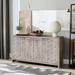 August Grove® Pennyfield 59.84" Sideboard Wood in Gray | 31.49 H x 59.84 W x 15.7 D in | Wayfair 29542FE719244F32B7942A254CAD90A4