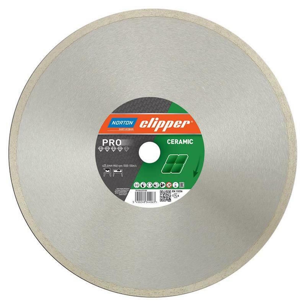 Norton Clipper Diamanttrennscheibe Pro Ceramic 150 x 25,4 / 22,2 mm 70184625560 Image