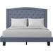 Carlisle Platform Bed by Camden Isle in Gray (Size KING)