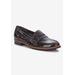 Wide Width Women's Winnie Ii Flat by Ros Hommerson in Brown Patent Croc (Size 6 W)