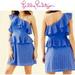 Lilly Pulitzer Dresses | Lilly Pulitzer Peplum Eyelet Blue Josey Dress. Sz 0 | Color: Blue | Size: 0