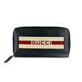 Gucci Bags | Gucci Sport Black Leather Zip Around Long Wallet | Color: Black/Silver | Size: Os