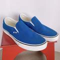 Vans Shoes | Classic Slip-On Royal Blue Men’s Vans Size 12 Wide | Color: Blue/White | Size: 12 Wide