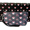 Disney Bags | Disney Minnie Mouse Black And White Mouse Ears With Red Bows Wristlet Clutch Bag | Color: Black/White | Size: Os