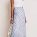 Anthropologie Skirts | Anthropologie Maeve Sandra Blue Motif Elastic Waist Midi Skirt Small Petite Nwt | Color: Blue/Gray | Size: Sp