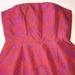 J. Crew Dresses | J. Crew Ella Medallion Silk Blend Strapless Dress With Pockets Size 2 | Color: Orange/Purple | Size: 2