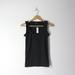 J. Crew Tops | J Crew Xxs Ribbed Ruffle Tank Top Fitted Slim Fit Stretch Black L9582 New | Color: Black | Size: Xxs