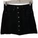 American Eagle Outfitters Skirts | Ae American Eagle Black Button Fly Mini Skirt Size 2 | Color: Black | Size: 2