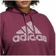 Adidas Tops | Adidas Womens Plus Size 1x Crimson Graphic Logo Sweatshirt Pullover Hoodie | Color: Red | Size: 1x