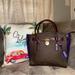 Michael Kors Bags | Michael Kors Hamilton Purple/Brown Satchel Bag Excellent Condition | Color: Brown/Purple | Size: Os