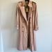 Burberry Jackets & Coats | Burberry Tropical Gabardine Trench | Color: Cream/Pink | Size: 8