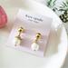 Kate Spade Jewelry | Last Onekate Spade Pearl Drop Earrings | Color: Gold/White | Size: Os