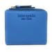 Kate Spade Bags | Kate Spade New York Cameron Monotone L-Zip Leather Bifold Wallet Oceanside | Color: Blue | Size: Os