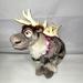 Disney Toys | Disney Parks Frozen Sven Plush Soft Toy Reindeer Large 16"L X 7"H Poseable Legs | Color: Gray/Red | Size: 16"L