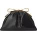 Kate Spade Bags | Kate Spade New York Bridal Smooth Leather Bow Frame Clutch, Black. | Color: Black/Gold | Size: Os