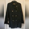 Michael Kors Jackets & Coats | Michael Kors Trench Coat | Color: Black/Gold | Size: Xl