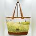 Dooney & Bourke Bags | Dooney & Bourke Sunflower Fields Large Tote Bag | Color: Brown/Yellow | Size: Os