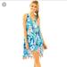 Lilly Pulitzer Dresses | Lilly Pulitzer Roxy Dress Hey Bay Bay Swim Cover Up | Color: Blue/Pink | Size: S