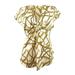 Michael Kors Tops | Michael Michael Kors Women's Logo Chain-Print Ring Top White, Us Xs | Color: Gold | Size: Xs