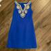 Lilly Pulitzer Dresses | Lilly Pulitzer Sheath Dress | Color: Blue/Gold | Size: 0