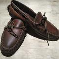 Polo By Ralph Lauren Shoes | Men's Polo Ralph Lauren Mocs Shoes Brown Leather Size 9.5 Rubber Sole | Color: Brown | Size: 9.5