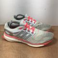 Adidas Shoes | Adidas Energy Boost Women Size 10 Q33960 White Silver Running Shoes Lace Up | Color: Silver/White | Size: 10