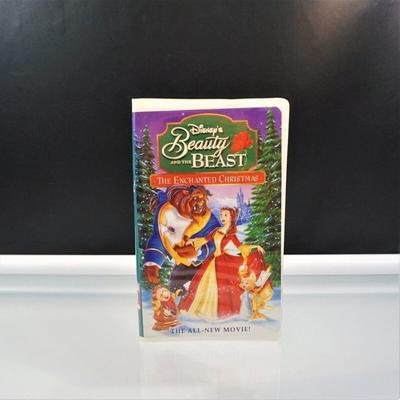 Disney Media | Beauty And The Beast An Enchanted Christmas Vhs 1997 Clamshell Walt Disney | Color: Green/Tan | Size: Os