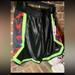 Adidas Shorts | Adidas Men Festivo Basketball Shorts Black/Multicolor Gj7767 | Color: Black/Green | Size: M