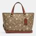 Coach Bags | Alice Satchel In Signature Canvas With Snowflake Print | Color: Brown/Tan | Size: Os