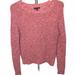 American Eagle Outfitters Sweaters | American Eagle Outfitters Chunky Knit Sweater | Color: Pink/White | Size: Xl
