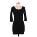 Hot Kiss Casual Dress - Mini: Black Dresses - Women's Size Medium