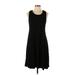 Tart Casual Dress - A-Line: Black Solid Dresses - Women's Size Large