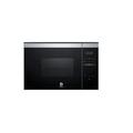 Balay 3CG4172X2 Elektronische Mikrowelle, Einbau ohne Rahmen, 38 cm, 20 l, 5 F, Aqualisis, Ap. links, 8 Rezepte, Drehteller 25,5 cm, mit Grill, schwarzes Glas/Edelstahl, 2022