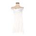 Vero Moda Cocktail Dress - Mini: White Print Dresses - Women's Size X-Small
