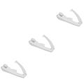 BESTonZON 6 Pcs Hanging Bell Folding Bracket Crib Mobile Stand Cot Mobile Stand Crib Mobile Holder Infant Bed Decoration Toys Crib Toy Holder Plastic Baby Ring The Bell to Rotate White