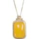 Necklace S925 Sterling Silver Gold Plated Women's Beeswax Necklace Fashion s Fresh Item Without Any Card, Beeswax necklace